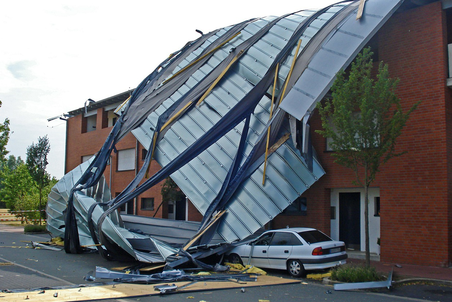 Commercial Roof Damage Commercial Roof Damage